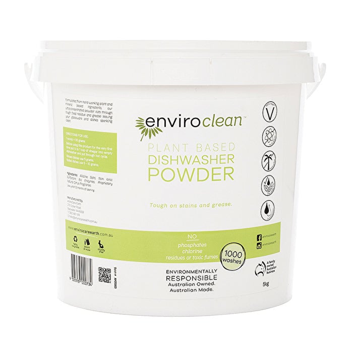 EnviroClean Plant Based Dishwasher Powder 5kg Image 1