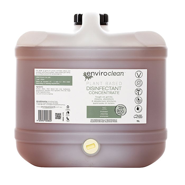 EnviroClean Plant Based Disinfectant Concentrate 15000ml Image 1