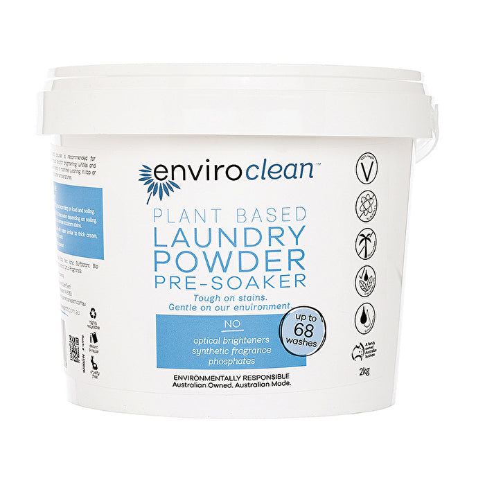 EnviroClean Plant Based Laundry Powder Pre-Soaker 2kg Image 1