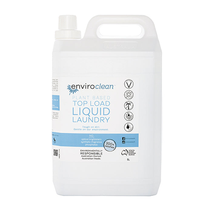 EnviroClean Plant Based Liquid Laundry Top Load 5000ml Image 1