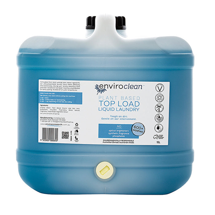 EnviroClean Plant Based Liquid Laundry Top Load 15000ml Image 1