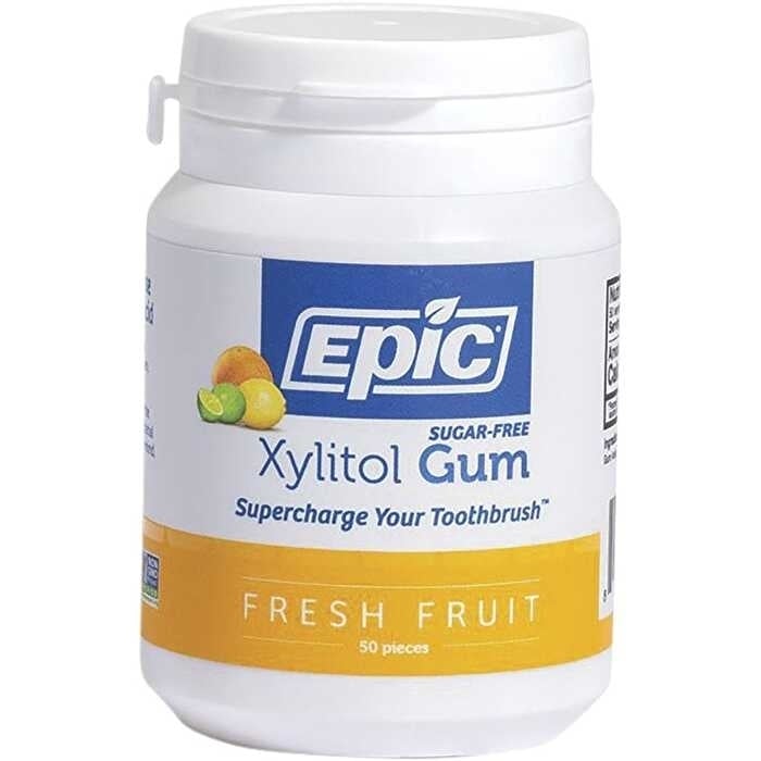 Epic Xylitol Chewing Gum Fresh Fruit 50pcs Image 1