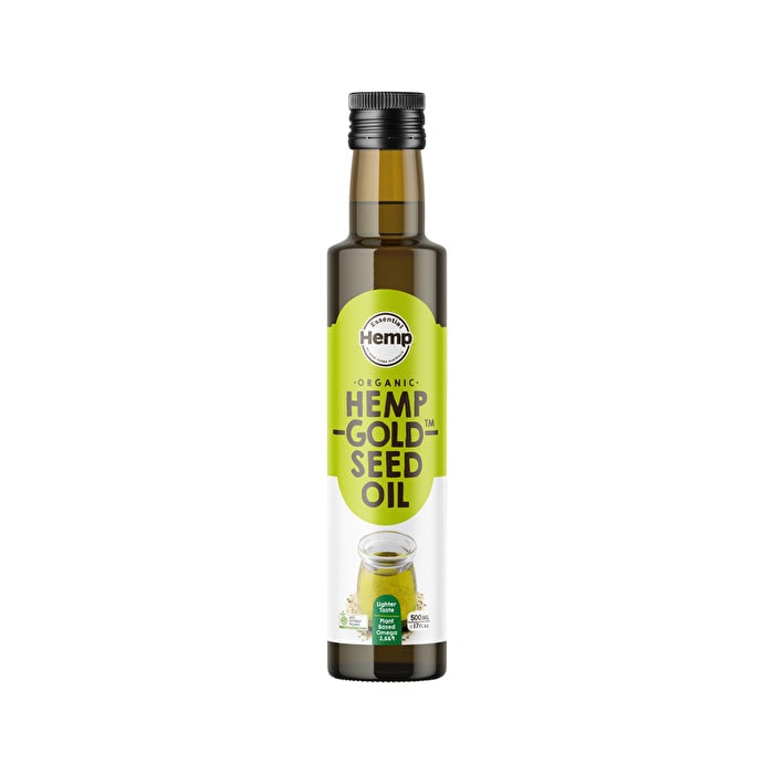 Essential Hemp Organic Hemp Gold Seed Oil Contains Omega 3 6 and 9 500ml Image 1