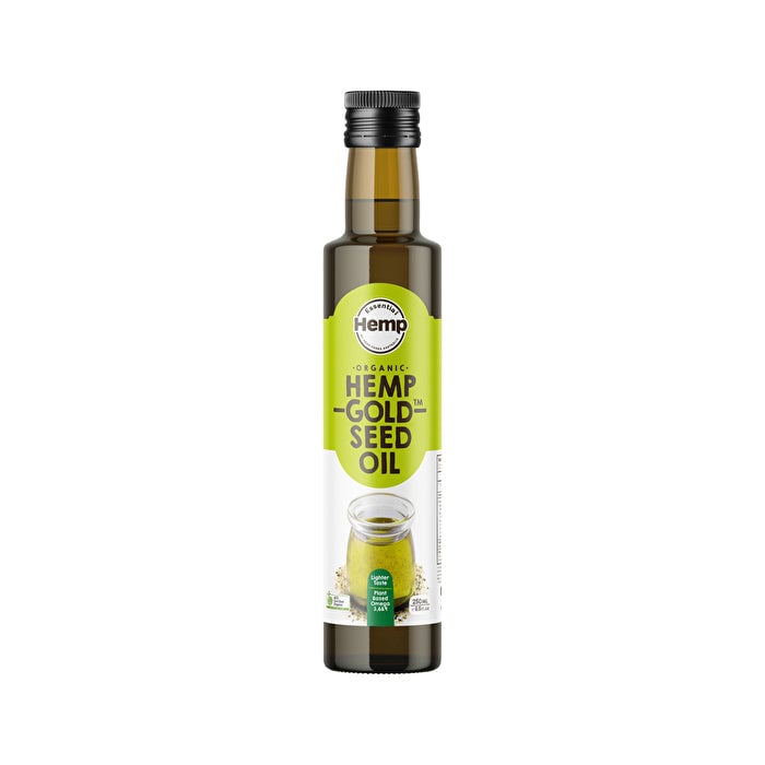 Essential Hemp Organic Hemp Gold Seed Oil Contains Omega 3 6 and 9 6x250ml Image 1