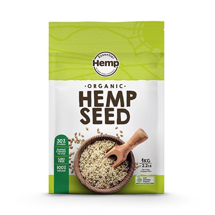 Essential Hemp Organic Hulled Hemp Seeds 1kg Image 1