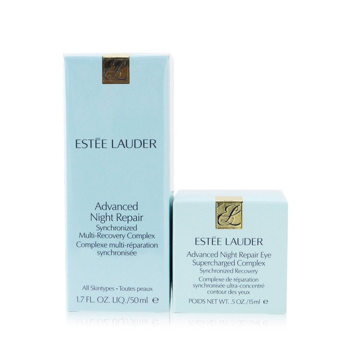 Estee Lauder Advanced Night Repair Set: Synchronized Multi-Recovery Complex 50ml+ Eye Supercharged Complex 15ml 2pcs Image 3