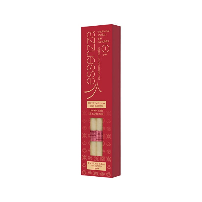 Essenzza Traditional Indian Ear Candles (with Honey Sage and Camomile) 1 Pair Image 1