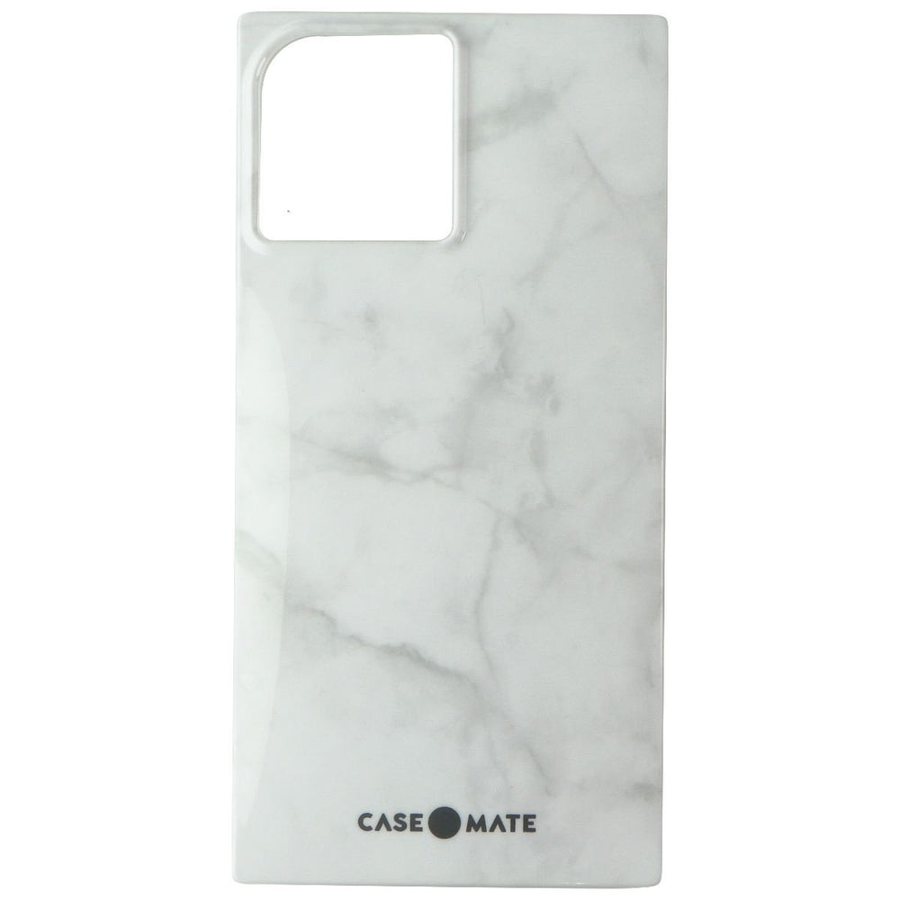 Case-Mate BLOX Series Rectangular Case for iPhone 12 Pro Max - White Marble Image 2