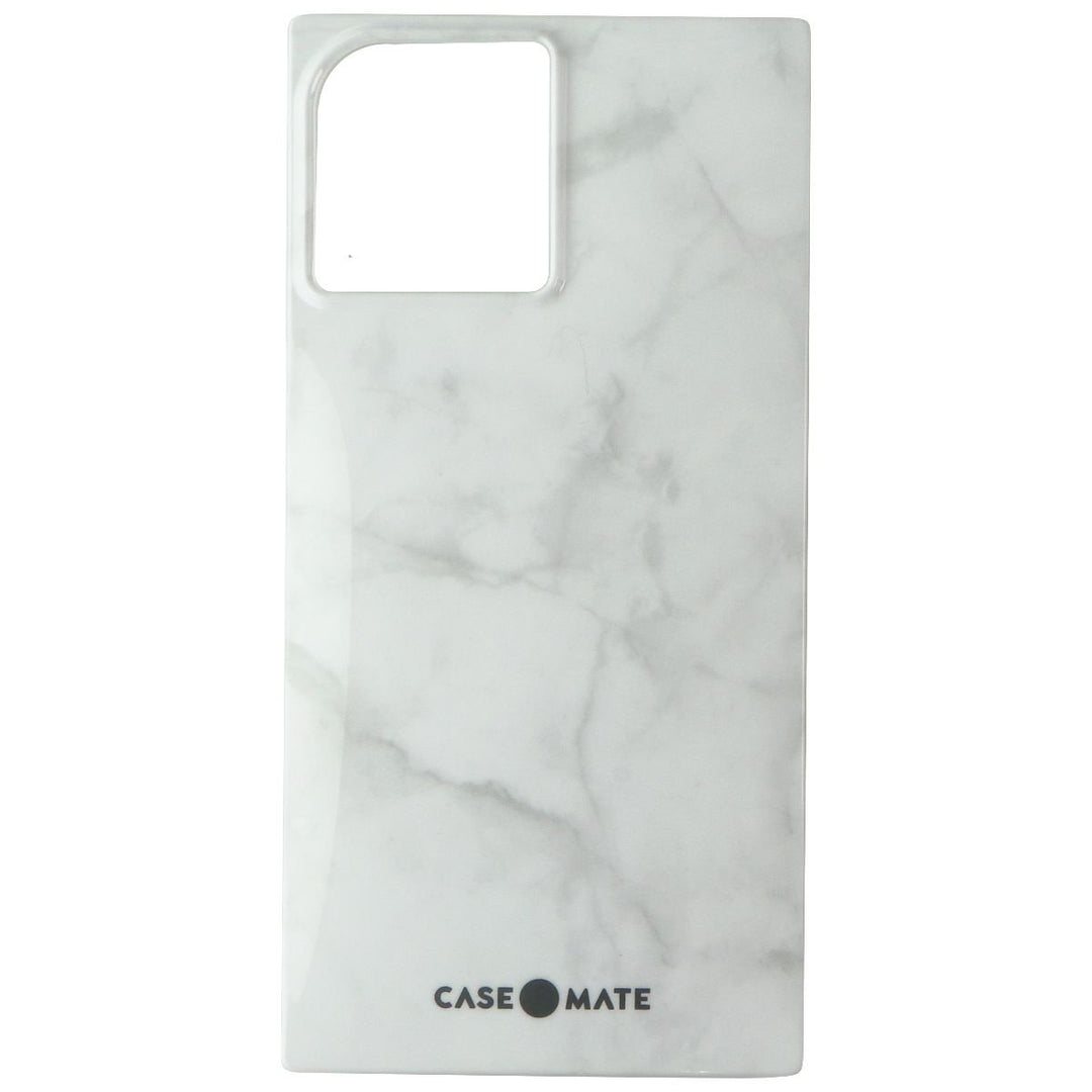 Case-Mate BLOX Series Rectangular Case for iPhone 12 Pro Max - White Marble Image 2