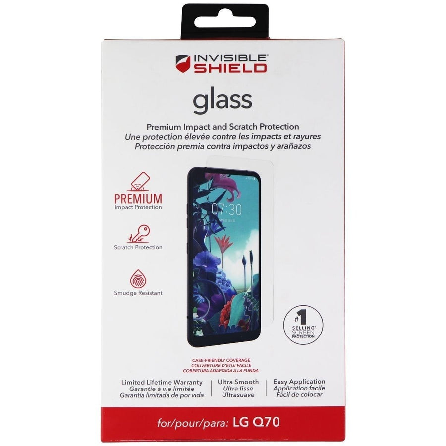 ZAGG Invisible Shield Glass Screen Protector for LG Q70 - Clear Image 1