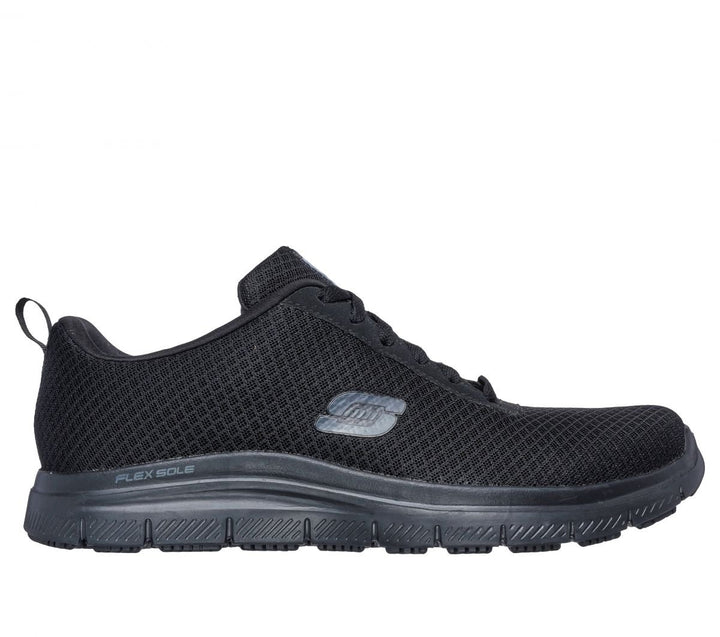 SKECHERS WORK Mens Relaxed Fit: Flex Advantage - Bendon SR Soft Toe Slip Resistant Work Shoe Black - 77125-BLK 14-D Image 1