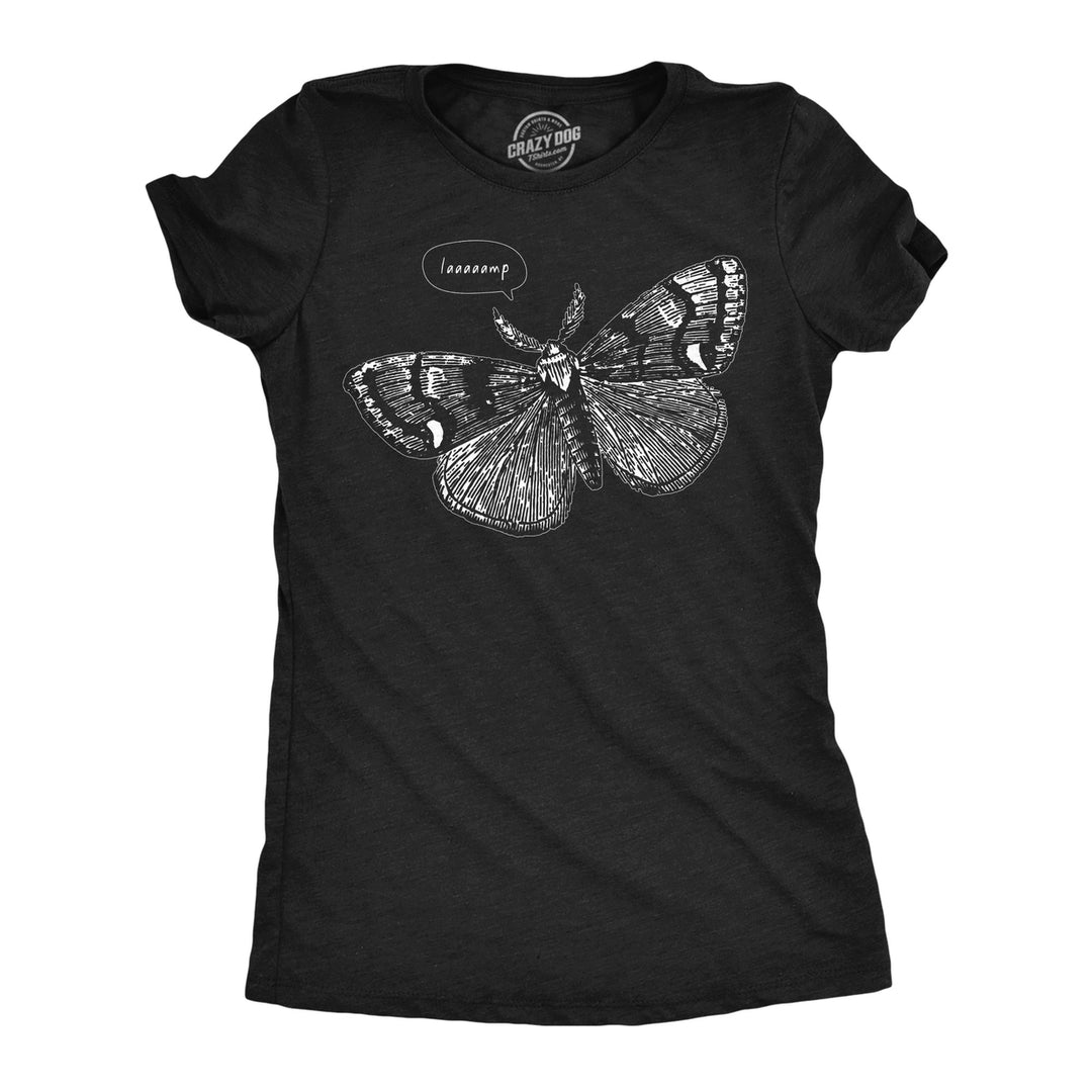 Womens Funny T Shirts Laaaaamp Sarcastic Moth Graphic Novelty Tee For Ladies Image 1