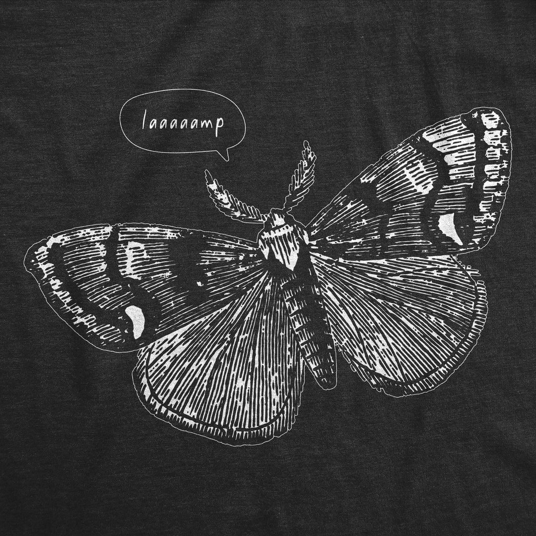 Womens Funny T Shirts Laaaaamp Sarcastic Moth Graphic Novelty Tee For Ladies Image 2