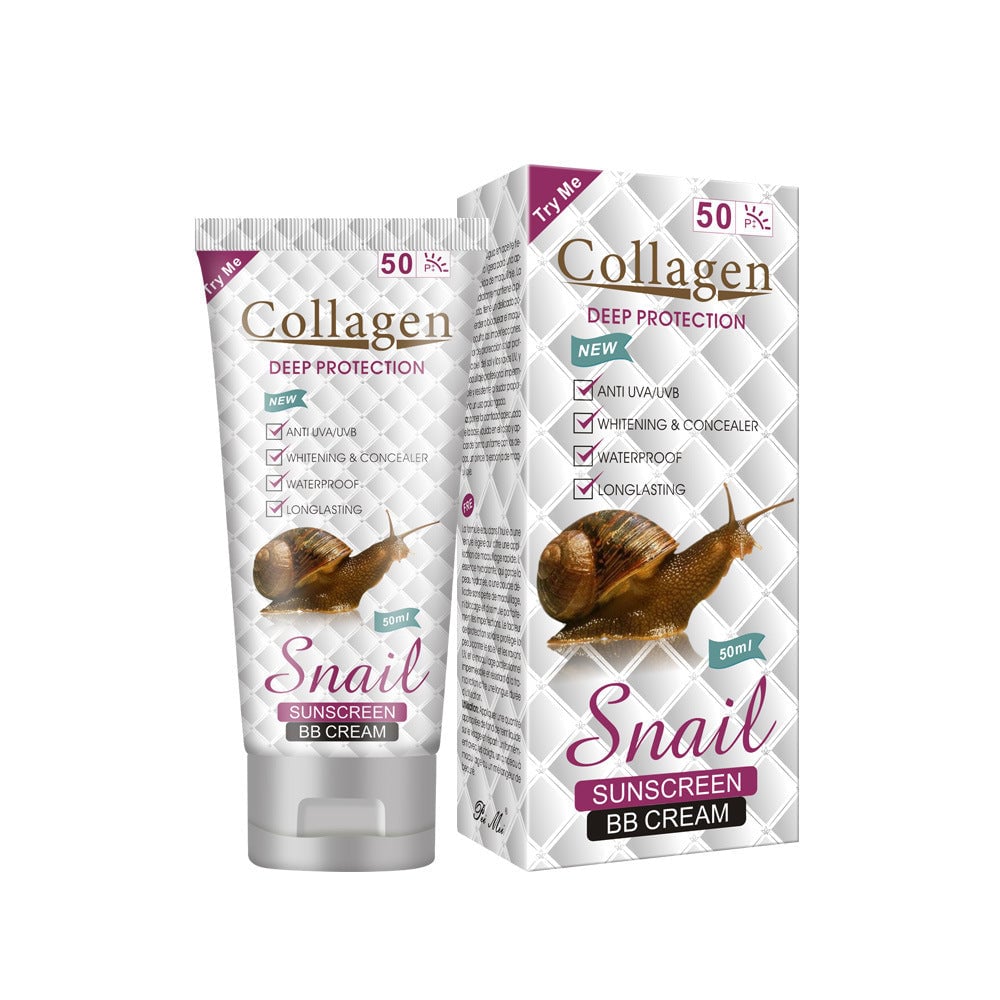 Snail Collagen Face Whitening Cleansing Repair Set Image 2