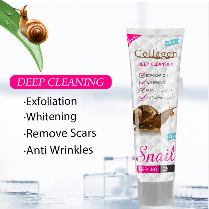 Snail Collagen Face Whitening Cleansing Repair Set Image 3