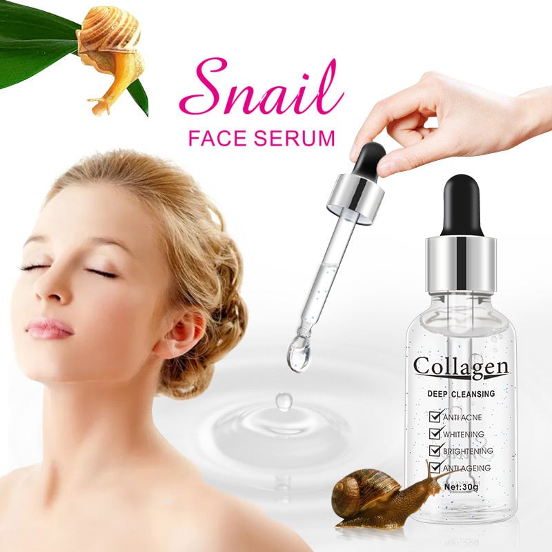 Snail Collagen Face Whitening Cleansing Repair Set Image 7