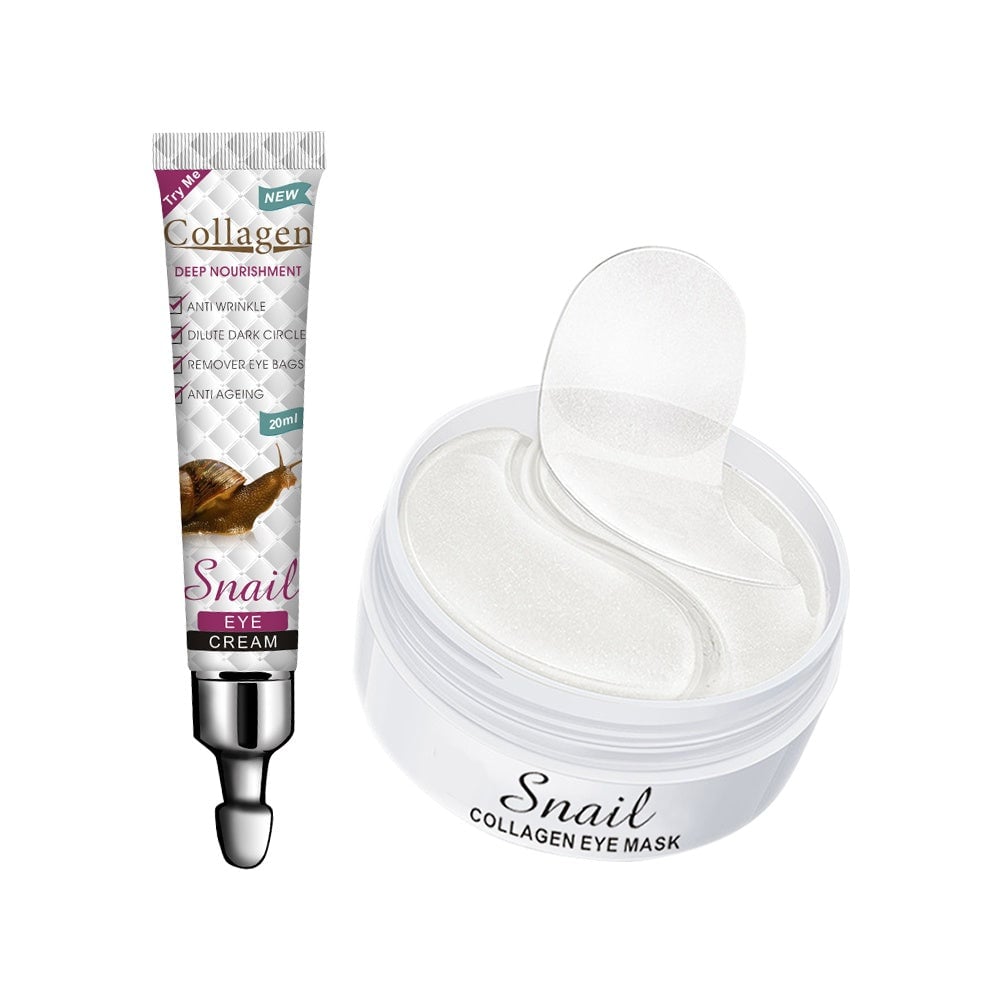 Snail Collagen Face Whitening Cleansing Repair Set Image 9