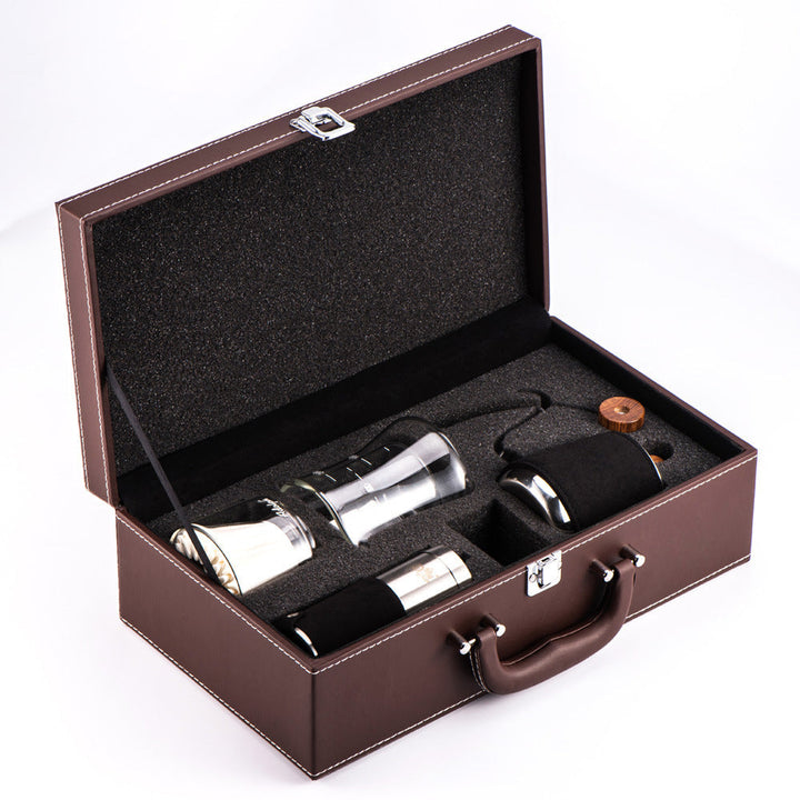 Travel Portable Coffee Gift Box Hand Brew Pot Coffee Pot Set Gift Box Image 4