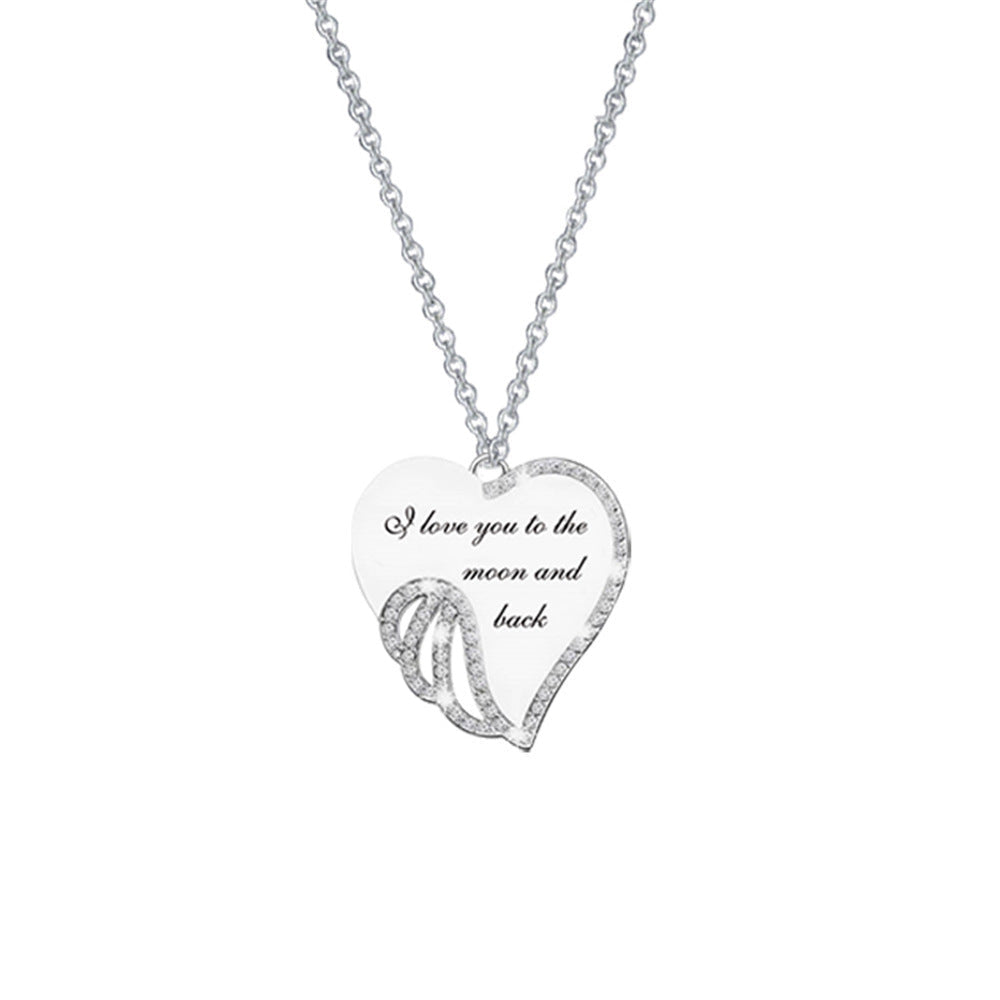 856. Heart Pendant Necklace Image 3