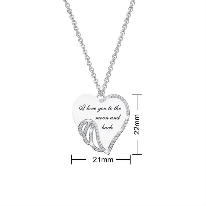 856. Heart Pendant Necklace Image 10