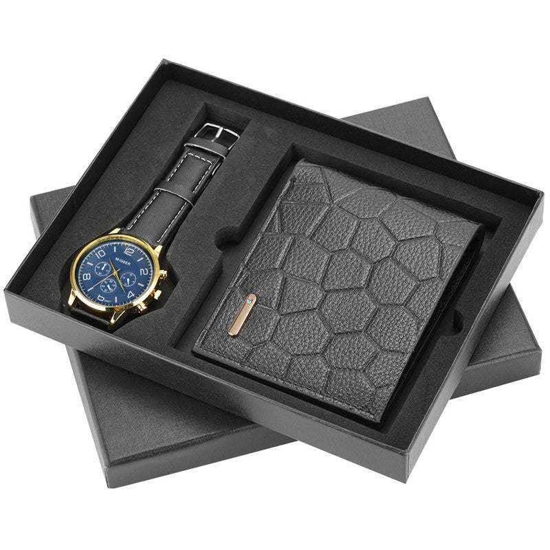 Boutique Gift Set Wallet Cool Belt Quartz Watch Image 4