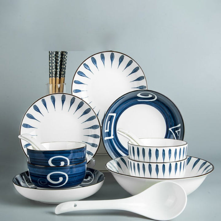 Ceramic Japanese Style Set Household Gift Image 1