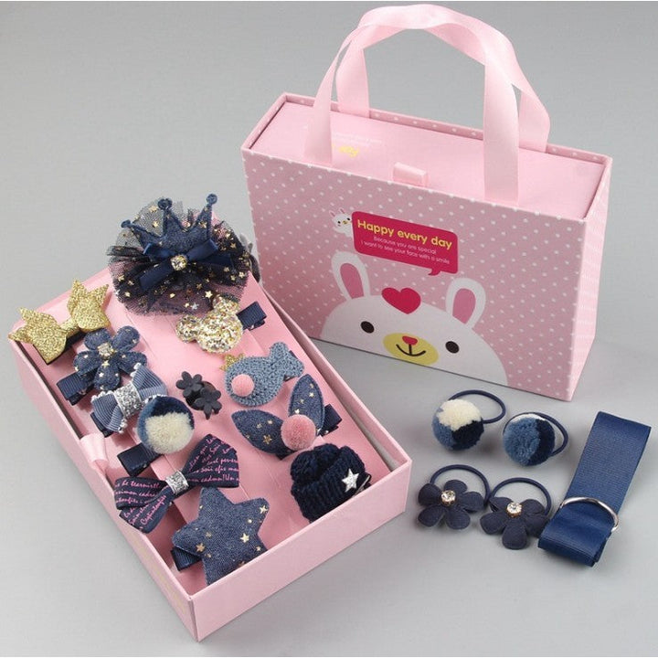 Childrens Clip Hair Accessories Set Gift Box Image 4