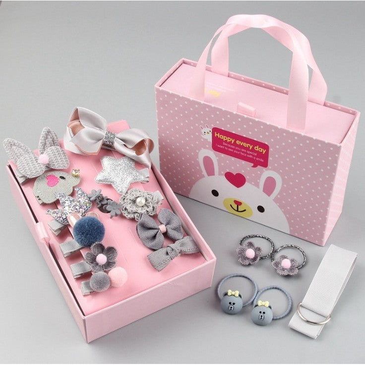 Childrens Clip Hair Accessories Set Gift Box Image 6