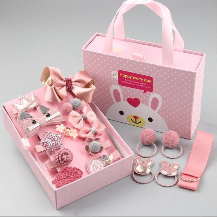 Childrens Clip Hair Accessories Set Gift Box Image 1