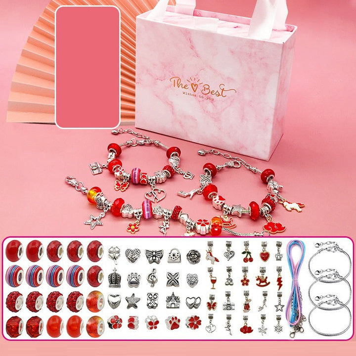 Childrens Diy Handmade Beaded Bracelet Creative Jewelry Set Gift Box Image 7