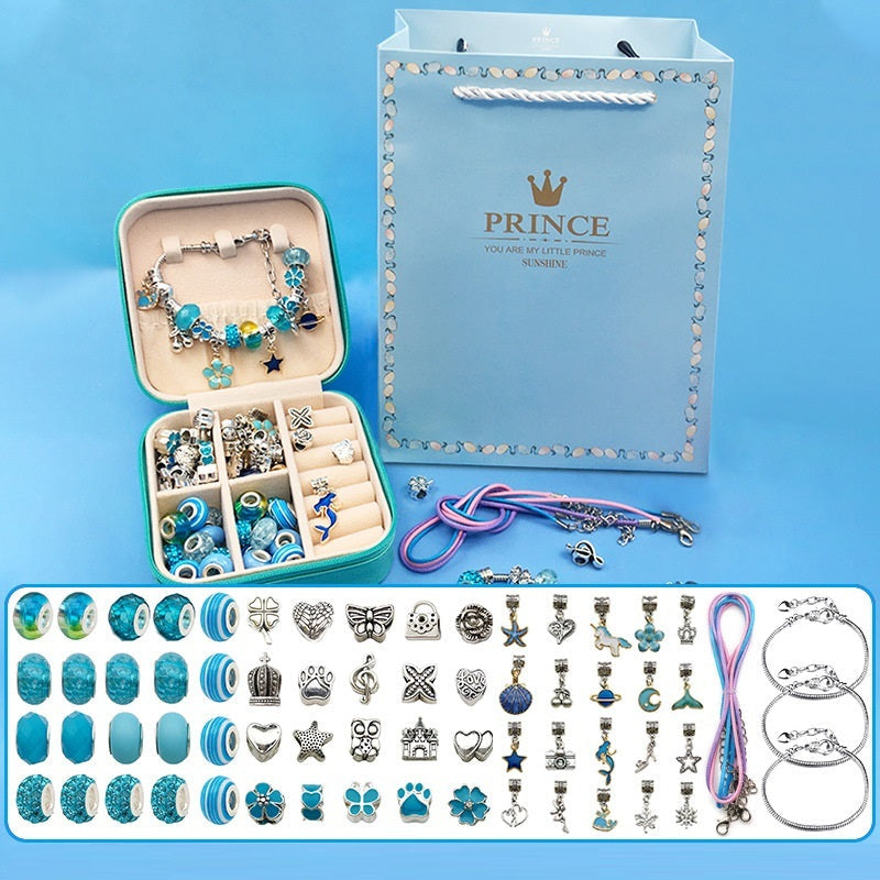 Childrens Diy Handmade Beaded Bracelet Creative Jewelry Set Gift Box Image 8