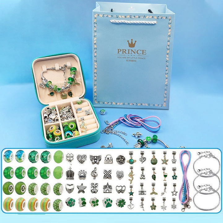 Childrens Diy Handmade Beaded Bracelet Creative Jewelry Set Gift Box Image 9