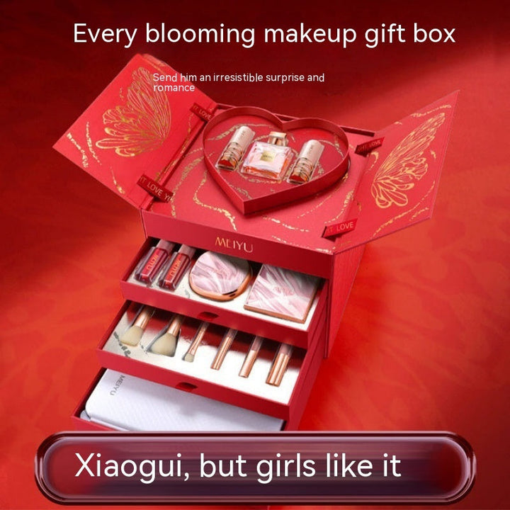 Christmas For Girls Cosmetics Lipstick Set Of Beauty Gift Box Image 11