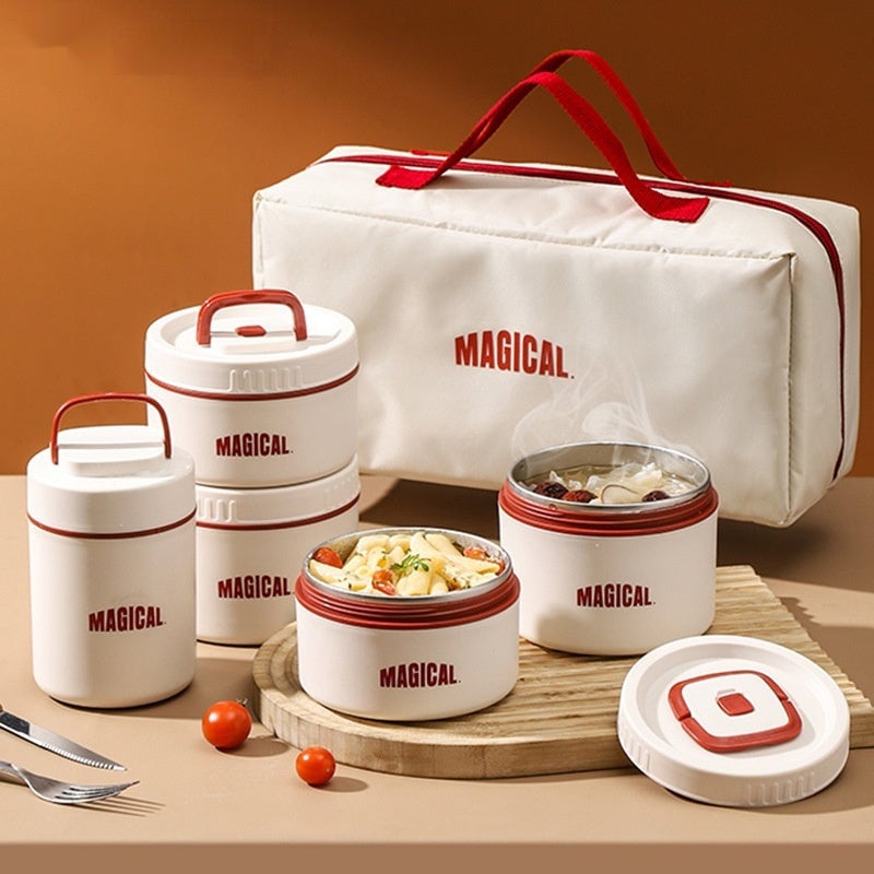 Employee Customer Lunch Box Bento Tableware Gift Box Set Image 1