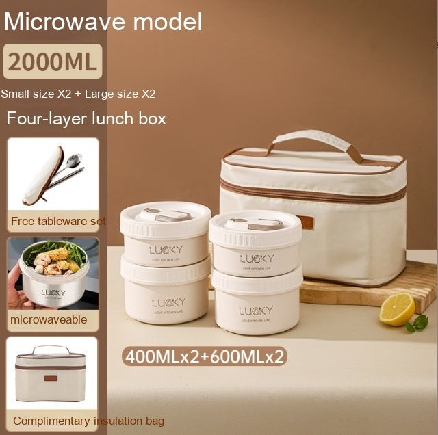 Employee Customer Lunch Box Bento Tableware Gift Box Set Image 8