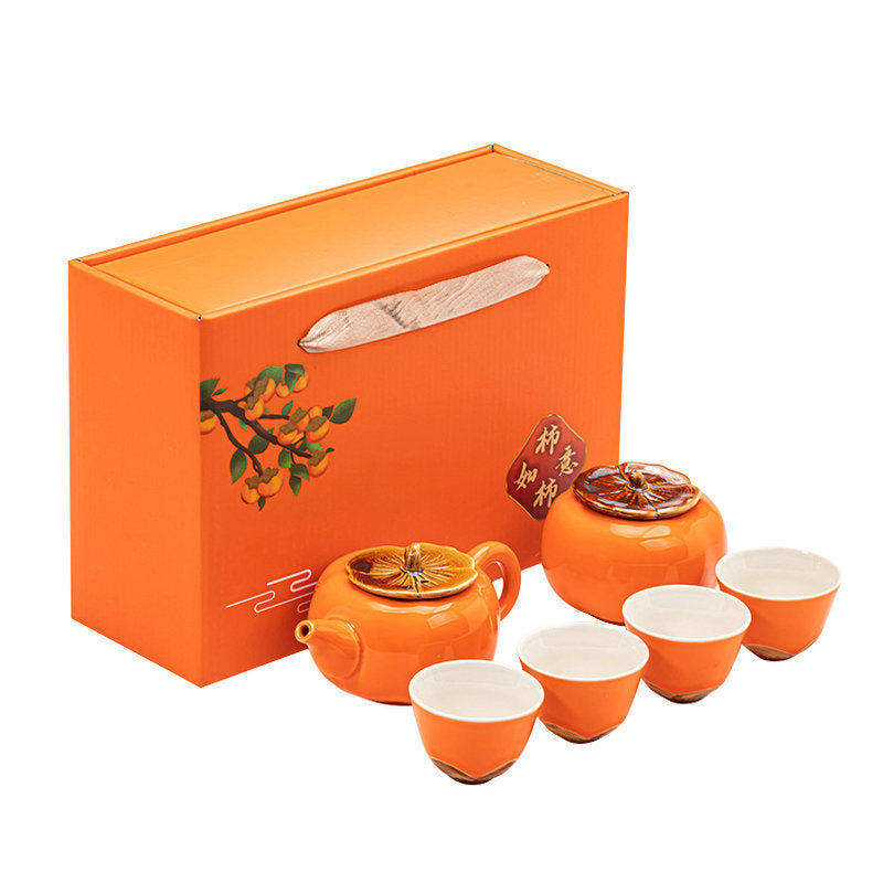 Gift Box With Hand Gift Set Ceramic Tea Set Suit Image 2