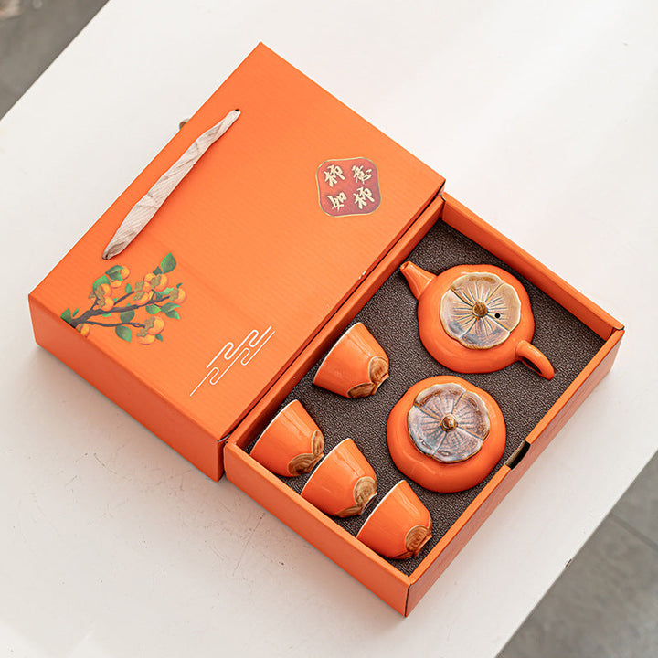 Gift Box With Hand Gift Set Ceramic Tea Set Suit Image 6