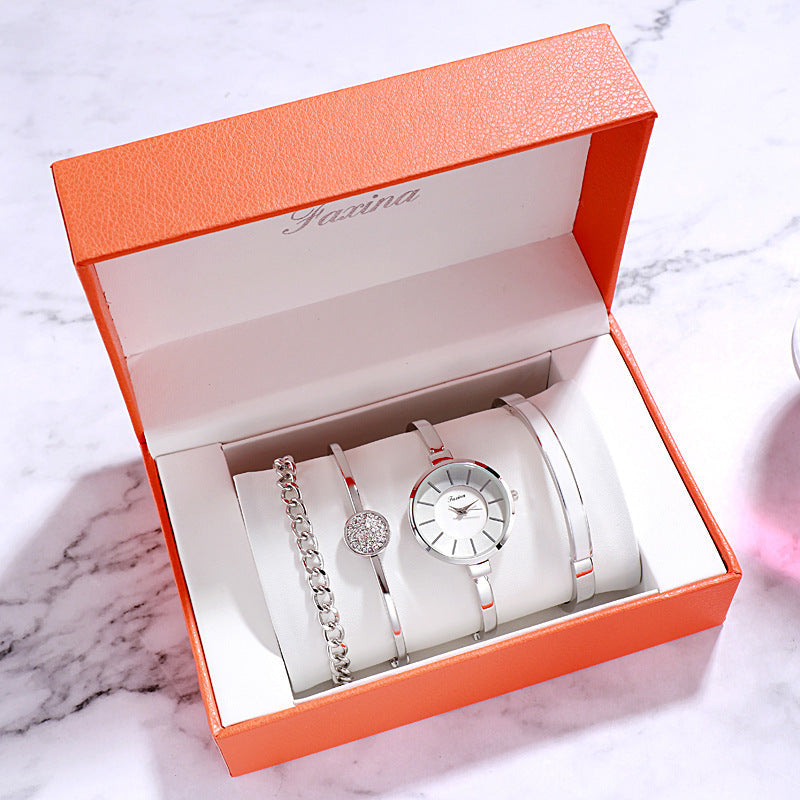 Gift Set Waterproof Quartz Watch Womens Watch Image 4