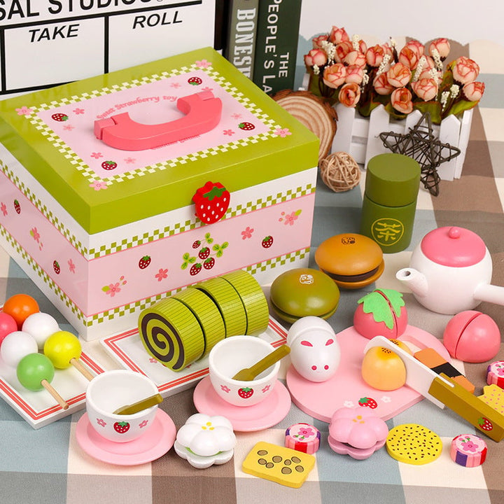 Kitchen Cut Birthday Gift Cake Set ChildrenS Toys Image 1