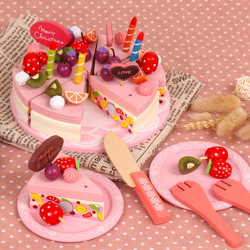 Kitchen Cut Birthday Gift Cake Set ChildrenS Toys Image 6