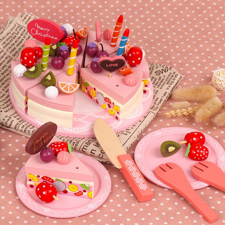 Kitchen Cut Birthday Gift Cake Set ChildrenS Toys Image 1