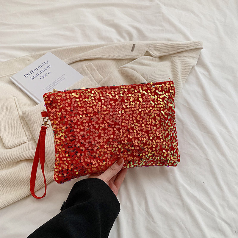 Popular Womens Bags Sequin Bag Elegant Portable Image 7