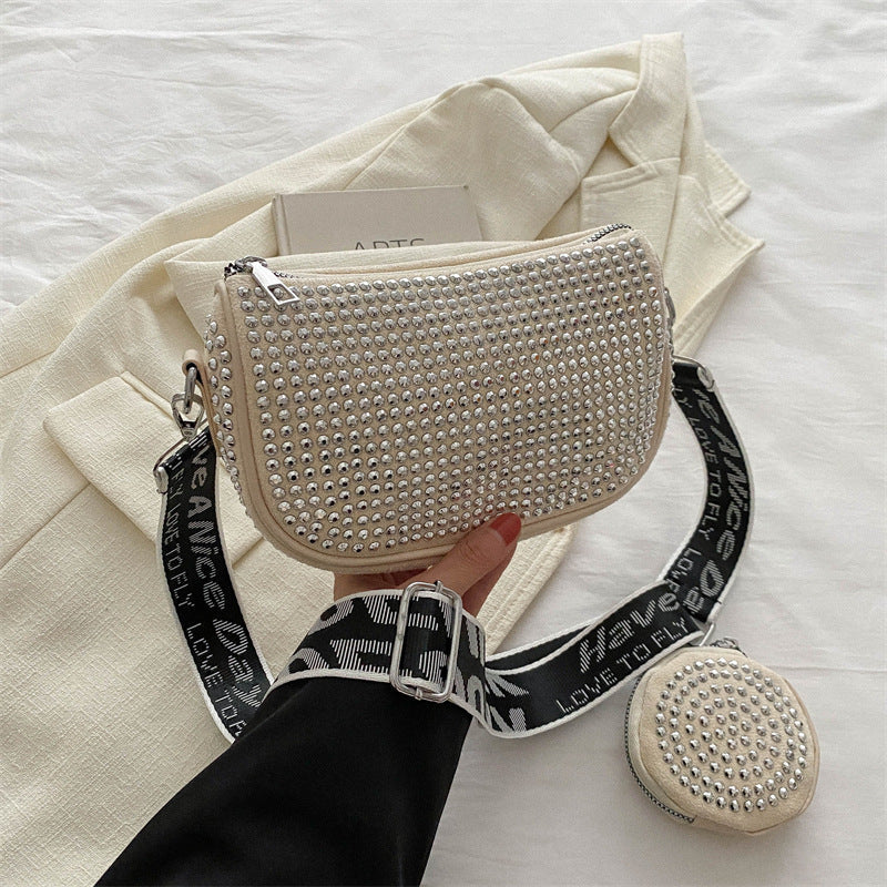 Rhinestone Shoulder Bag With Small Purse Fashion Party Underarm Crossbody Bag For Women Luxury Designer Bags Image 6