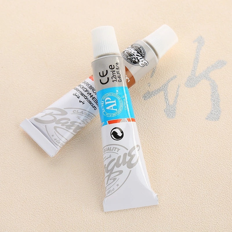 12 Colors 6ml Gouache Paint Set Beginners DIY Art Supplies Image 4