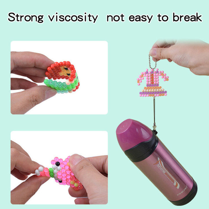 DIY Water Spray Magic Beads Handmade Toy Set Childrens Color Crystal Puzzle Craft Kit Image 4