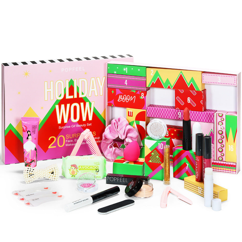 Holiday Gift Box Lipstick Eye Shadow Set Image 2