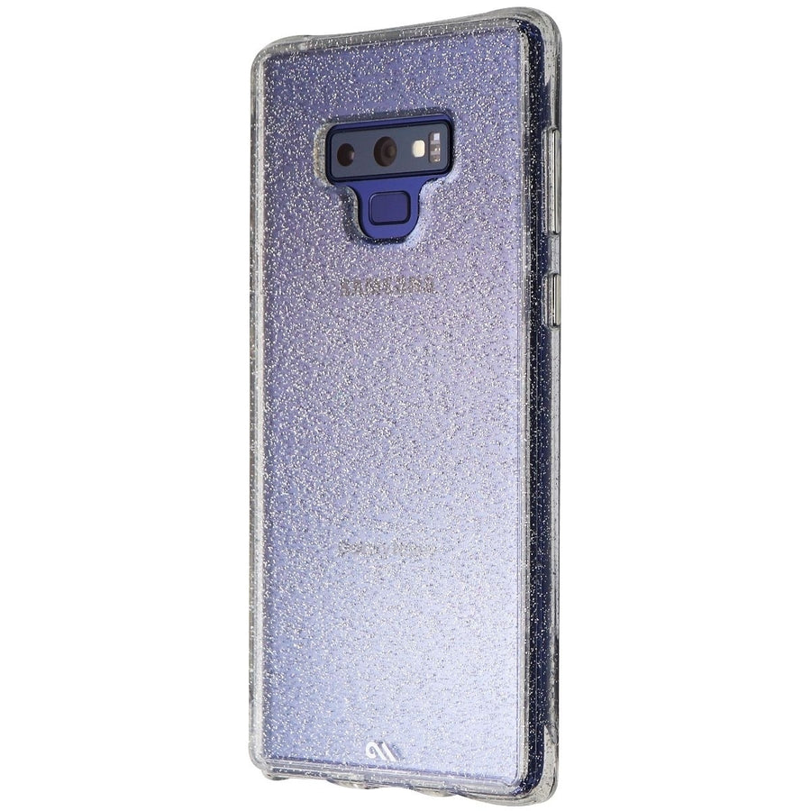 Case-Mate Sheer Crystal Case for Samsung Galaxy Note9 - Clear/Silver Glitter Image 1