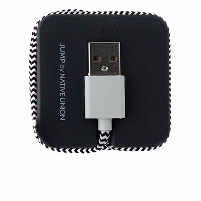 Native Union JUMP Micro-USB Cable with 800mAh Battery - Gray / white Image 1