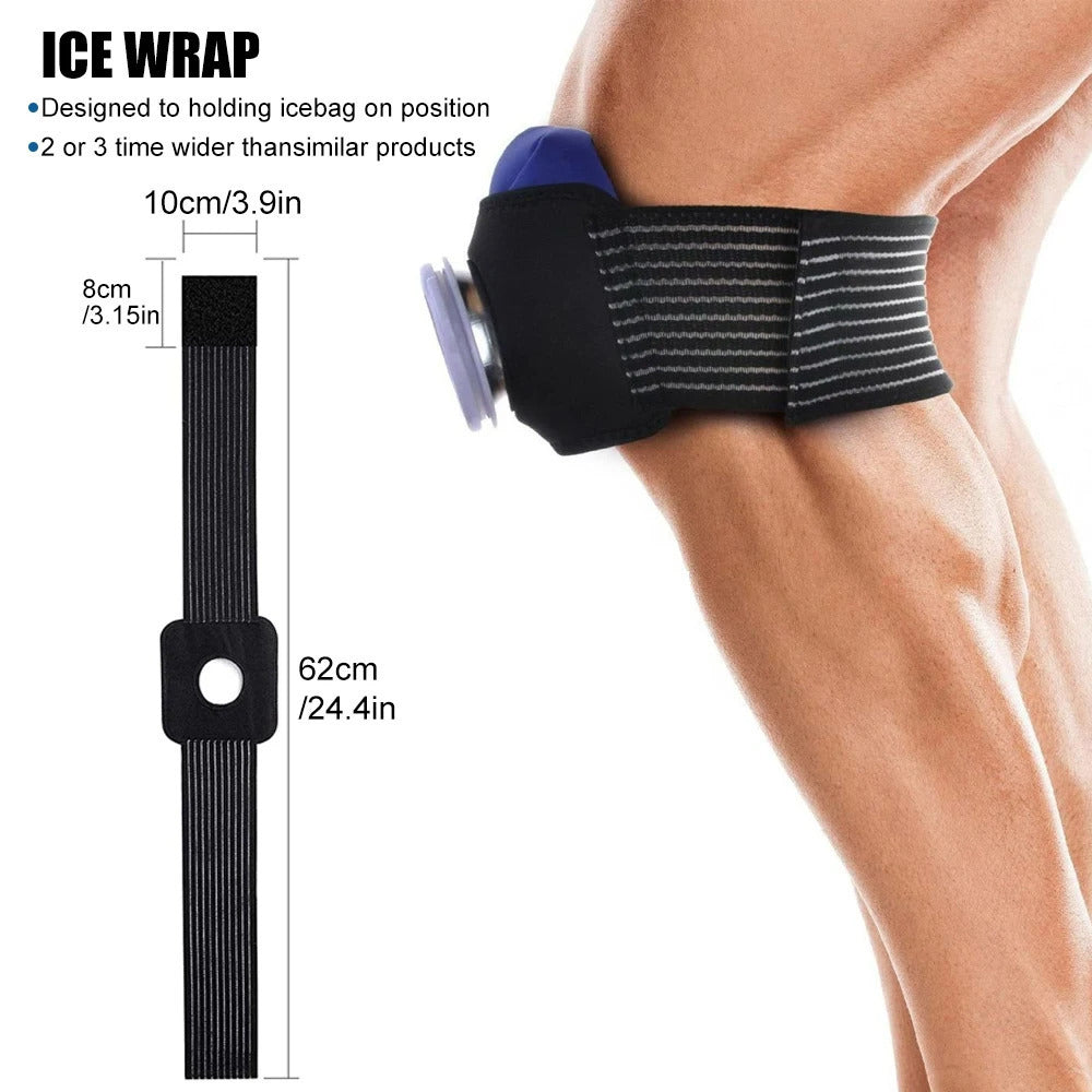 1Pcs Ice Bag Reusable Fixing Band Bandage Medical Cold Pack Hot Water Bag Injuries Pain Relief Ice Pack Wrap Protector Image 1