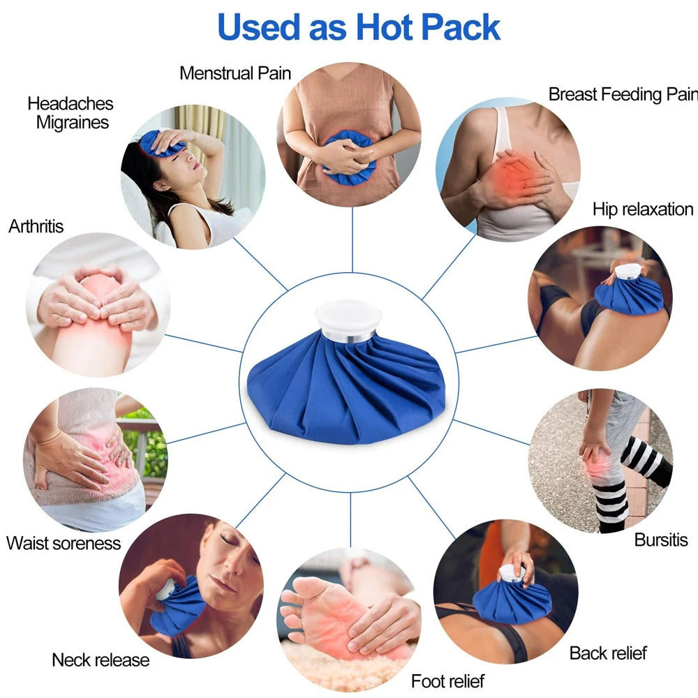 1Pcs Ice Bag Reusable Fixing Band Bandage Medical Cold Pack Hot Water Bag Injuries Pain Relief Ice Pack Wrap Protector Image 10